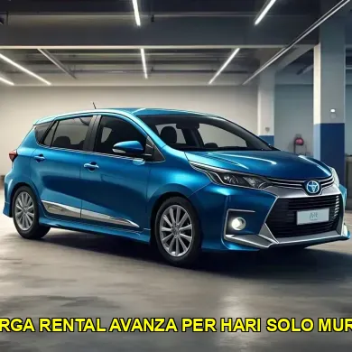 harga rental avanza per hari solo murah